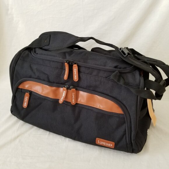 NWT! 38L Convertible Lightweight Duffel Backpack - Nylon/Polyester/Faux Leather - Picture 9 of 16